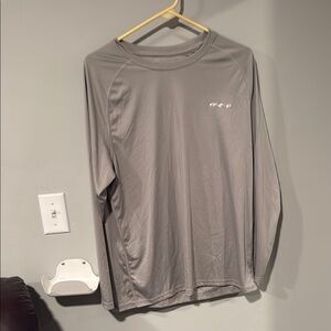 Men's Gray Long Sleeve Shirt